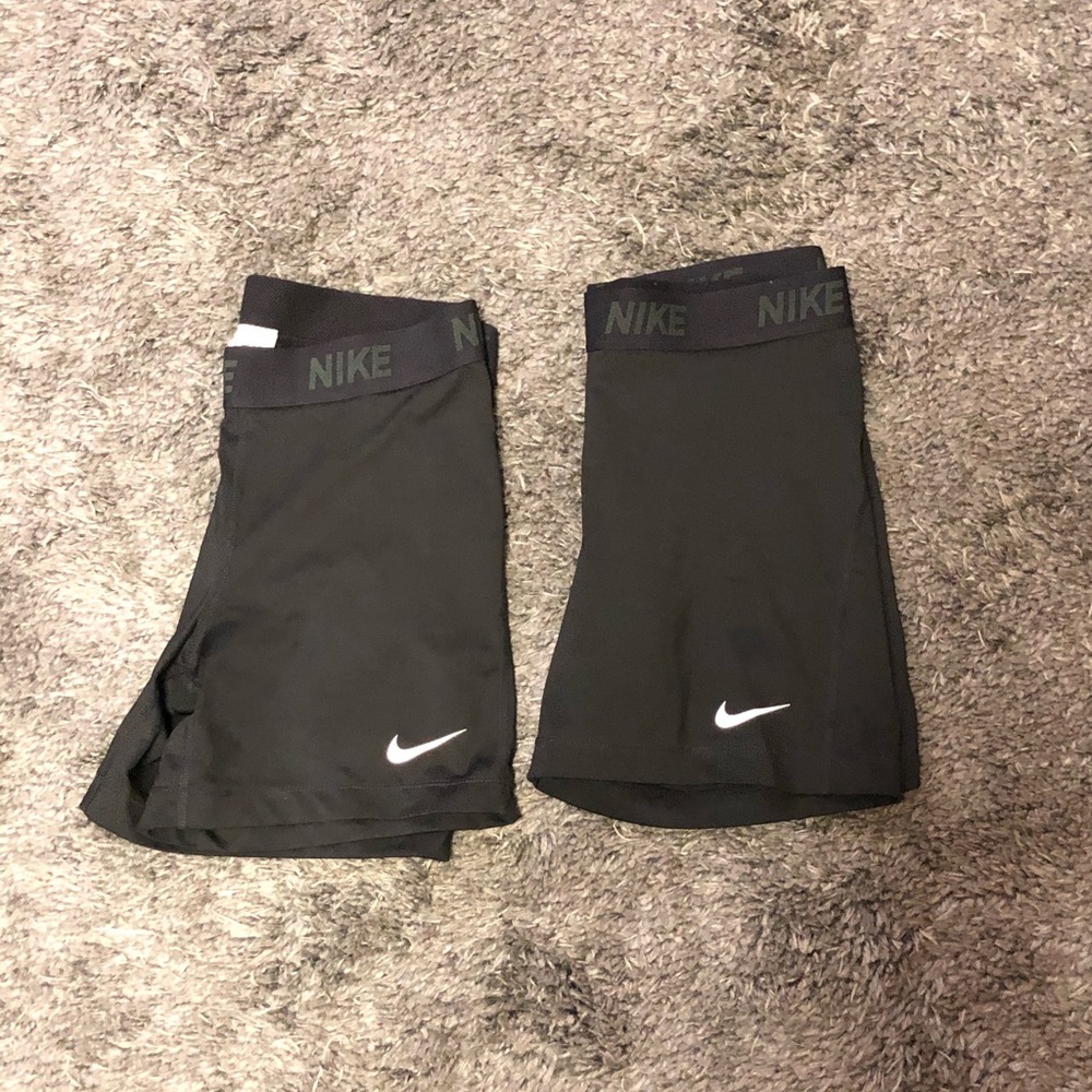 2 Nike spandex shorts